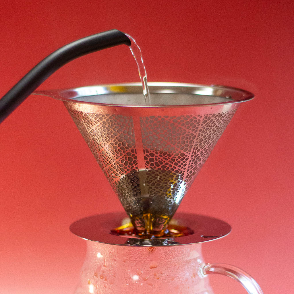 Stainless Steel Mesh Tea Infuser & Coaster