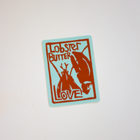 lobster butter sticker