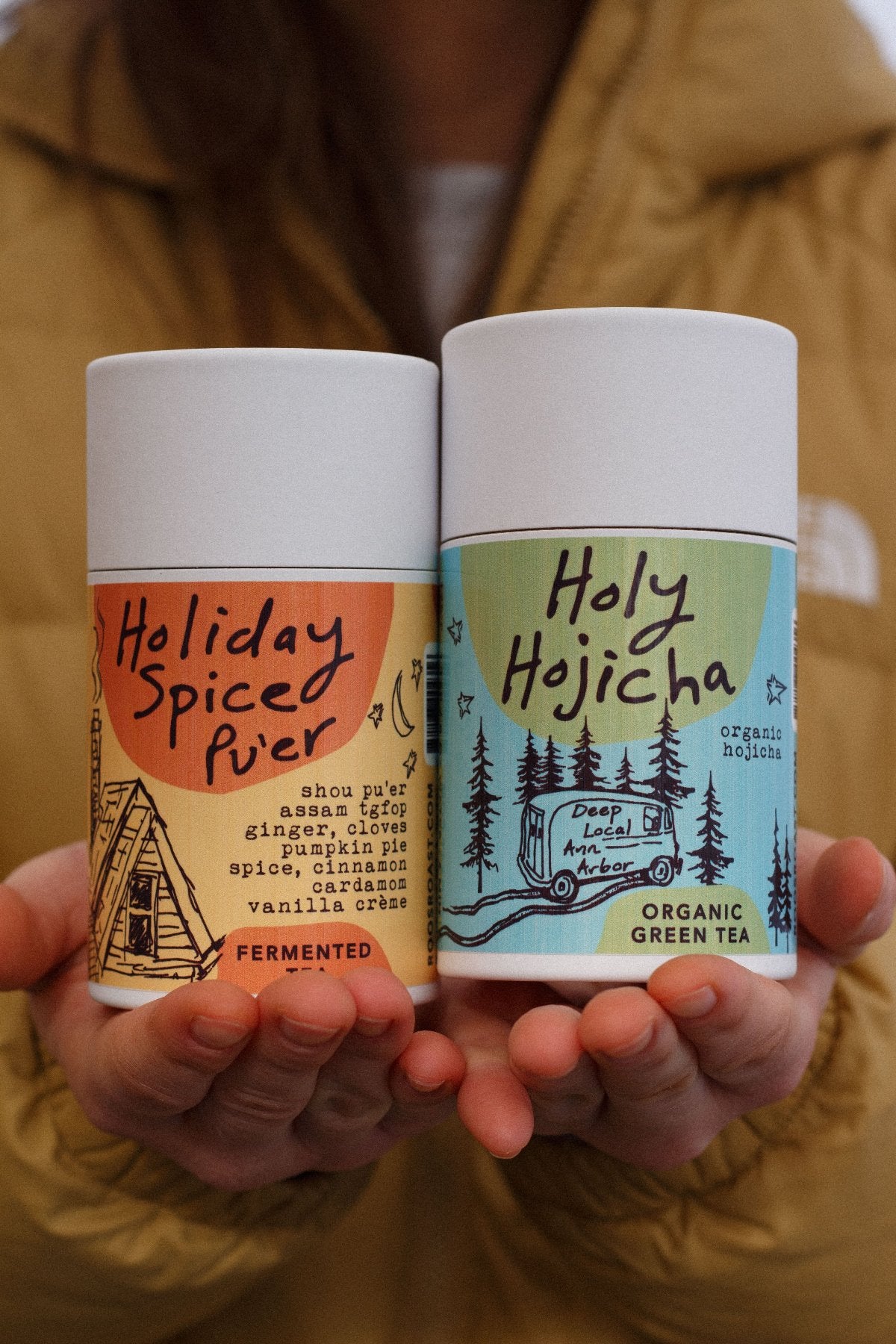 two holiday tea selections