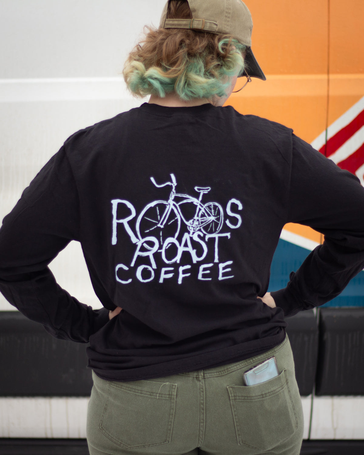 Long Sleeve Black T-shirt Bike