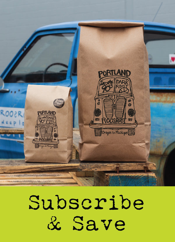 subscribe and save 10% on all coffee blends